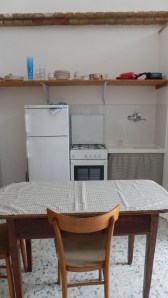 kitchen area. Washing machine still to arrive.